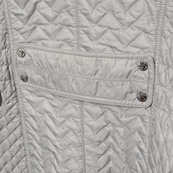 laundry by shelli segal Light Gray Puffer Coat Size XL - Picture 12 of 13